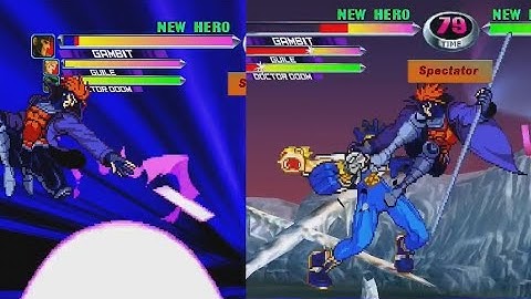 MvC2: Capone - Gambit OCV  vs Guile/IM/Commando (Tenderloin) .:12.2.22:. [Romneto Commentary]