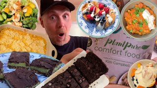 What I Eat in a Week: Plant Pure Comfort Food Review | Kim Campbell WFPB Vegan PlantBased