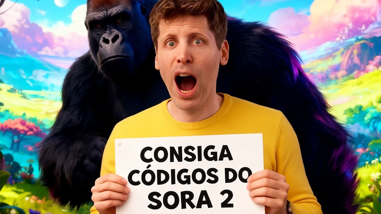 COMO ACESSAR O SORA 2! COMO CONSEGUIR CONVITE PARA O SORA 2 DA OPENAI ...