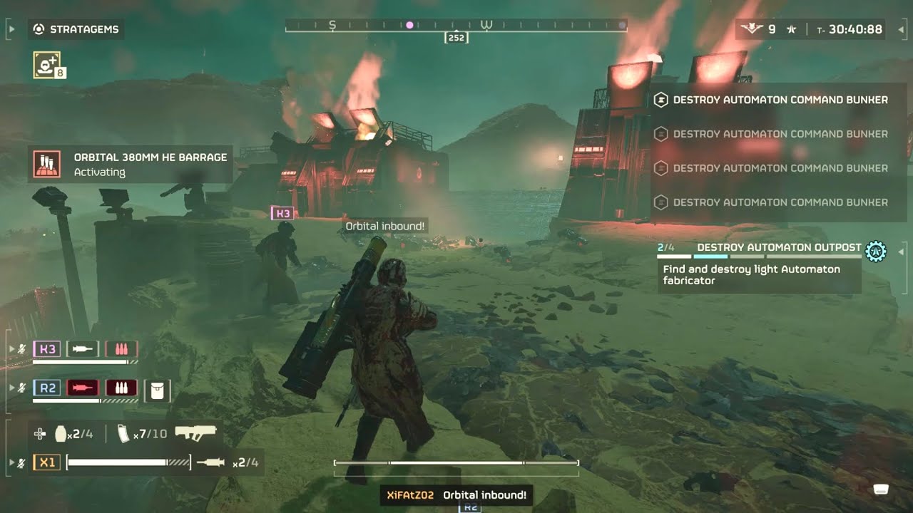 Helldivers 2 | Level 9 Difficulty (Helldive) | No Commentary - YouTube