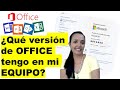 Qué VERSIÓN de OFFICE está en tu PC. Y si necesitas OFFICE averigua cómo conseguir tu OFFICE 2021.