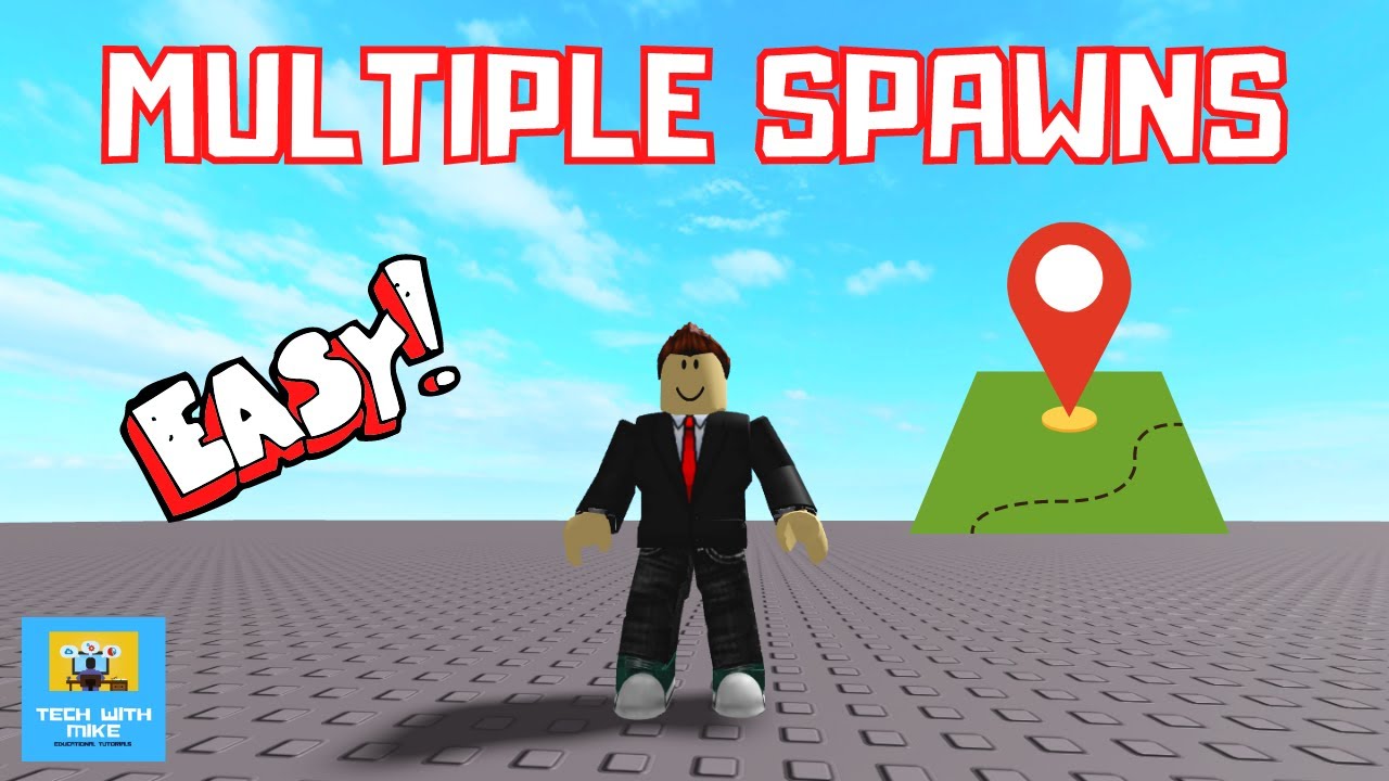 Roblox Studio Tutorial How To Set Up Multiple Spawn Locations Youtube - how to fix character no spawning on roblox