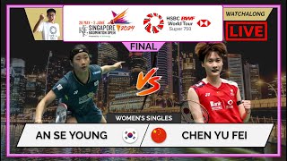 AN SE YOUNG 🇰🇷 vs. CHEN YU FEI 🇨🇳 LIVE! Singapore Open 24' 新加坡公开赛 FINAL | Darence's Watchalong