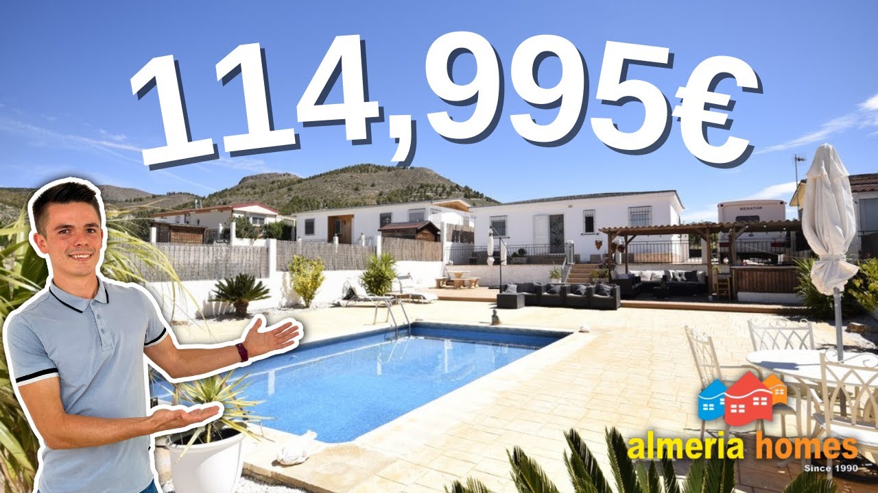 SOLD! Property for sale in Almeria | 3 bedroom villa in Oria with a pool | Villa Pera - AH13725