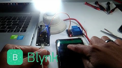 Menyalakan lampu nodemcu lolin v3 Iot (internet of thing) blink blynx esp8266