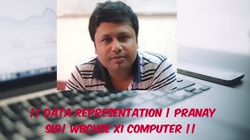 💻🖥️📚👉COMPUTER  APPLICATIONS || DATA REPRESENTATION || CLASS 11 ||  LECTURE 1 || WBCHSE