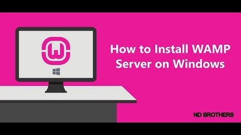 How to setup Wamp server and open a Project in Wamp for College Project !!!