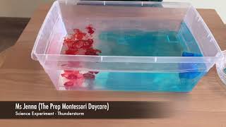 Science Experiment - Thunderstorm