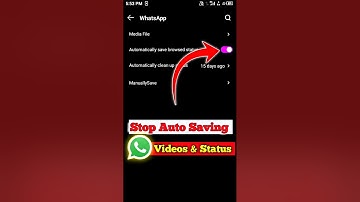 How To Disable Auto Save WhatsApp Status & Videos When Viewed #android #whatsapp #shorts