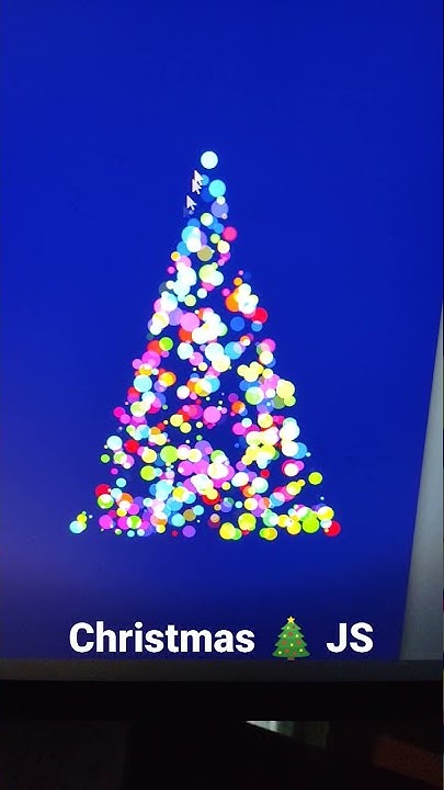 JavaScript Christmas tree 🌲 #shorts - YouTube
