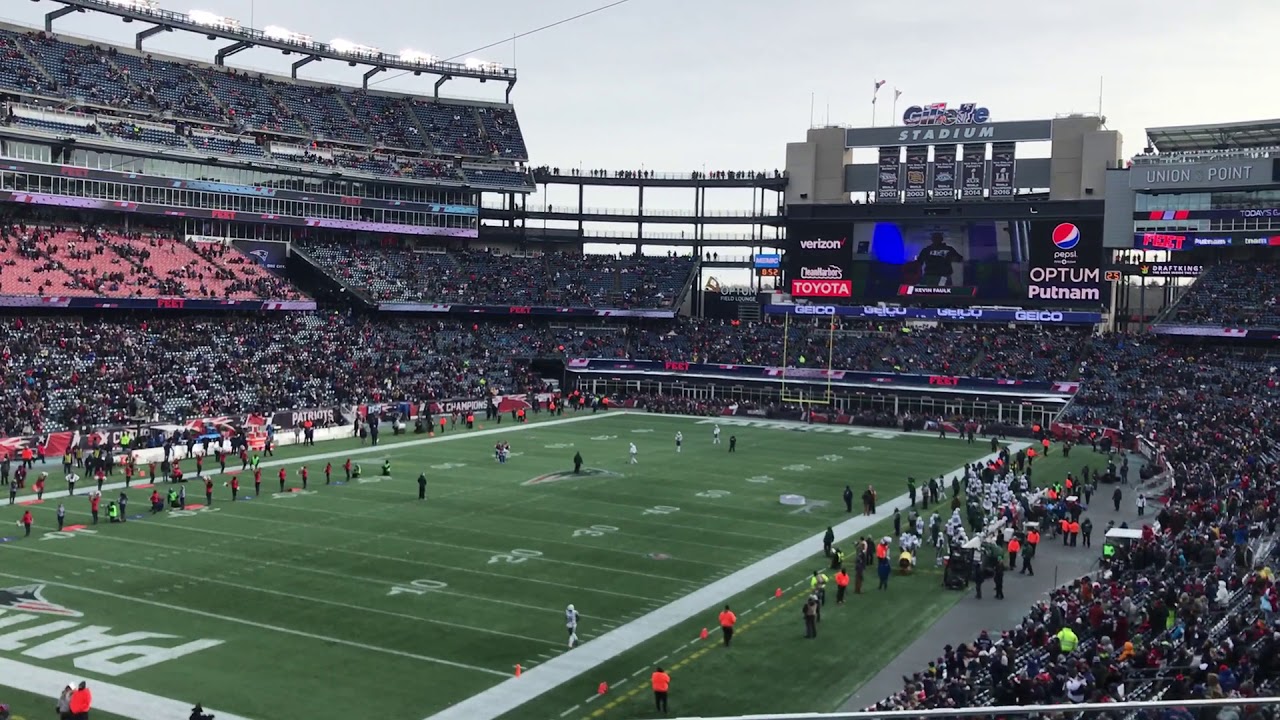 New England Patriots 2017 2018 Entrance Youtube