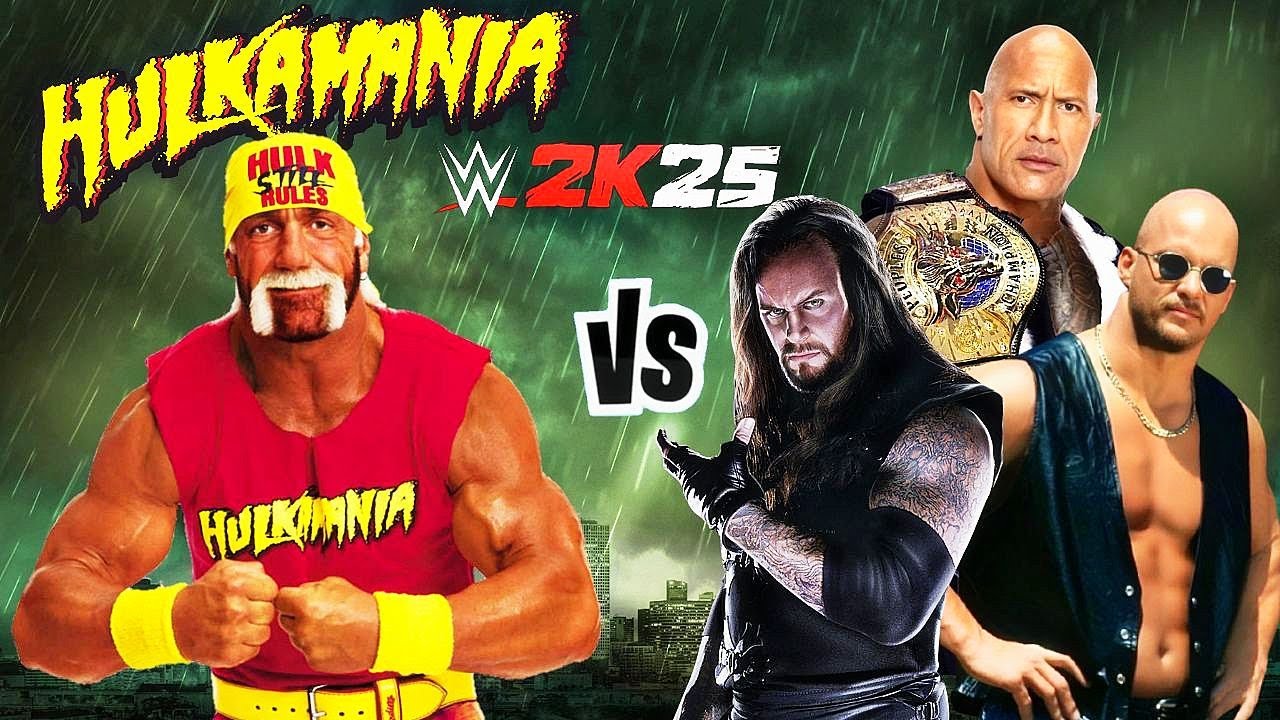 Tribute to HULK HOGAN – Epic Dream Matches vs The Rock, Stone Cold & Undertaker | WWE 2K25 Gameplay