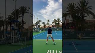 Wait for the last forehand 👀 #tennis #forehand