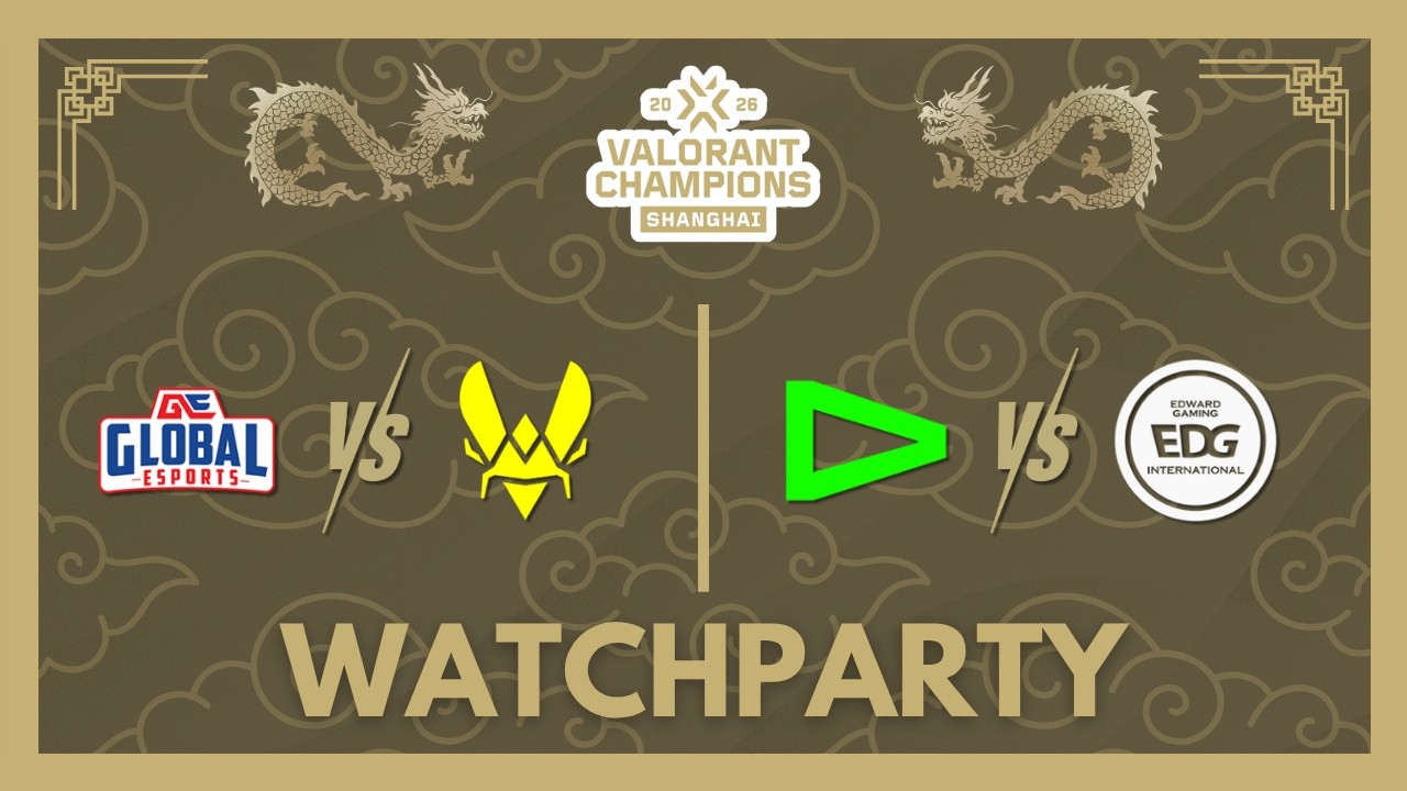 [RERUN] GE vs VIT & LOUD vs EDG | VCT Champions - Group Stage #VCTWatchParty