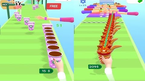 Coffee Stack in New Level very satisfying relaxing ASMR Walkthrough Gameplay Android IOS