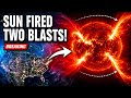 SUN FIRED TWO BLASTS AT ONCE! Synchronized Eruptions From the Sun's Opposite Hemispheres