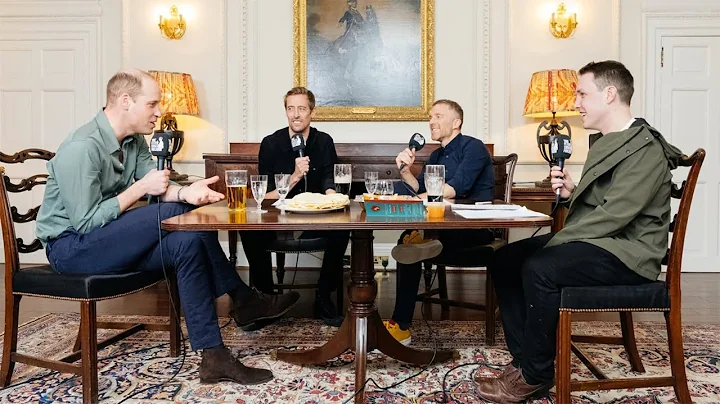Prince William shares stories over a curry and a p...