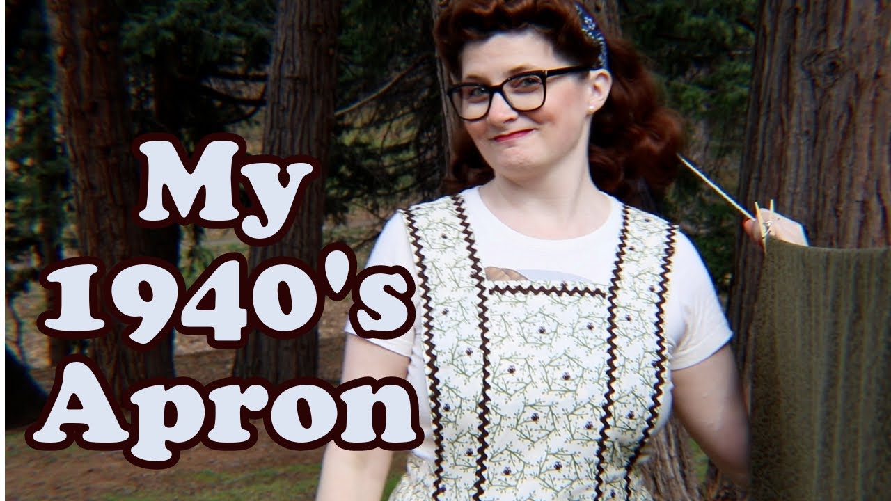 SEW a 1940s Kitchen Apron - EXPECTATION vs Reality