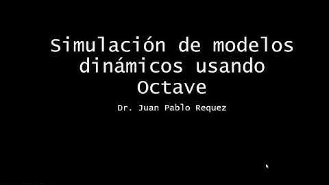 simulación de modelos dinamicos usando Octave - Solución numérica de ecuaciones diferenciales