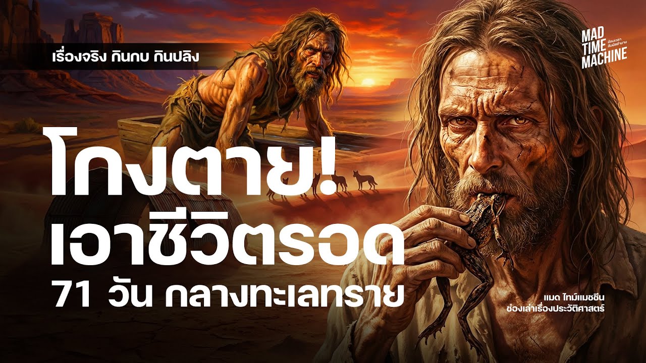 โกงความตาย เอาชีวิตรอด 71 วัน กลางทะเลทราย | ริกกี เมกี | เรื่องเล่าประวัติศาสตร์