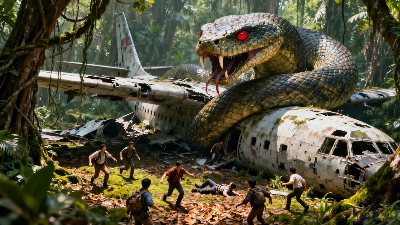 【CHINESE DRAMA】探险小队孤岛遇险，巨蛇环伺绝境求生！