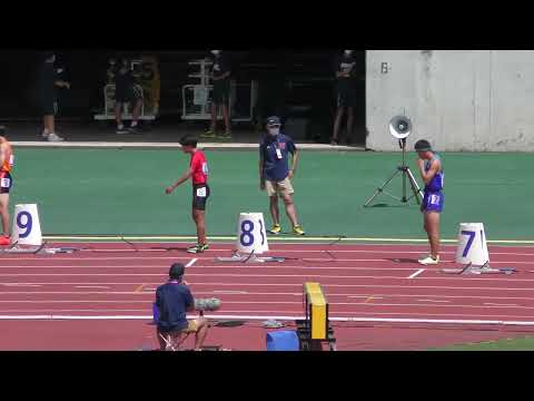 男子200mB決勝 第49回全日本中学校陸上競技選手権20220819