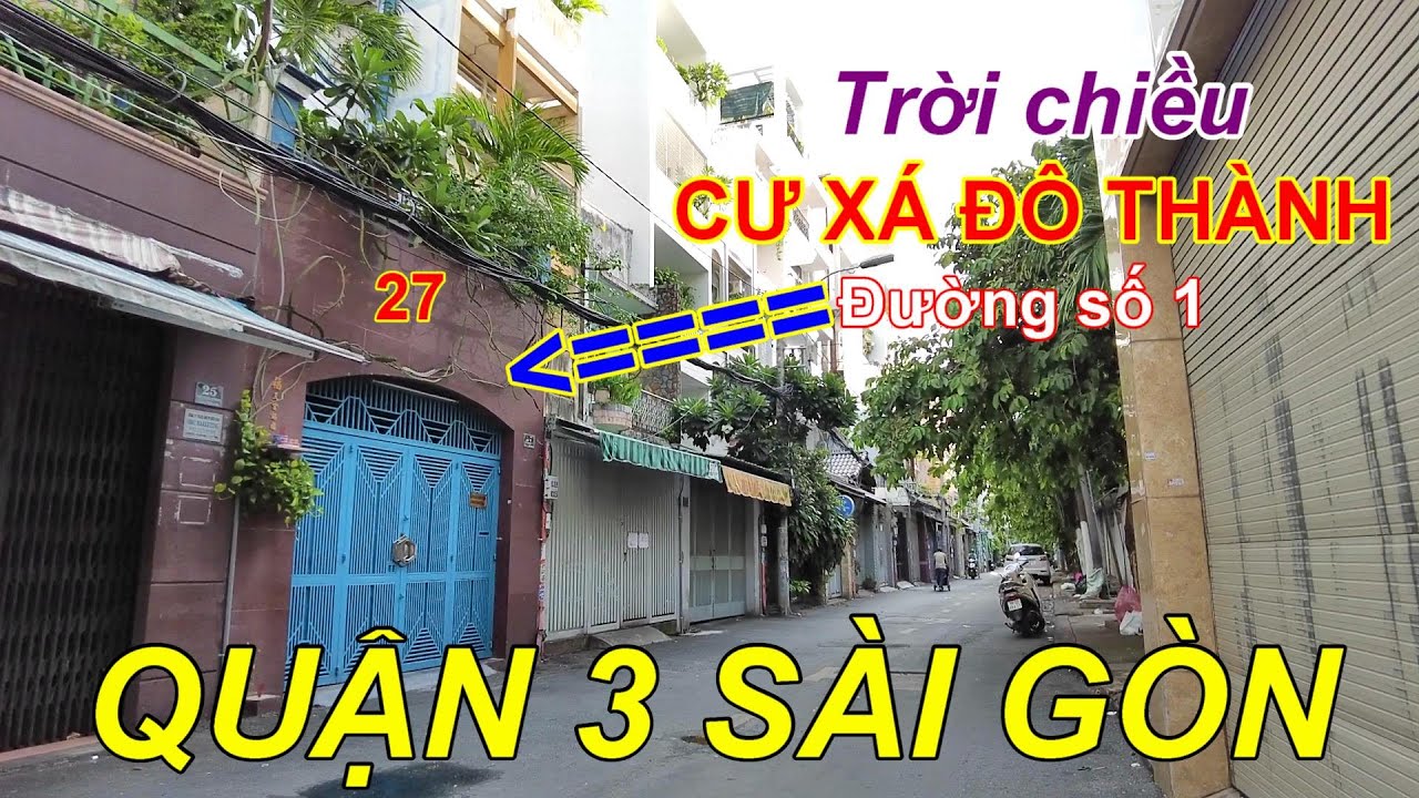 quán 3 đô New 2022 Tình hình khu Xóm Cư Xá Đô Thành Quận 3 Sài Gòn