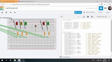 Tinkercad İle Arduino Bölüm 7 : Trafik Işığı Yapımı