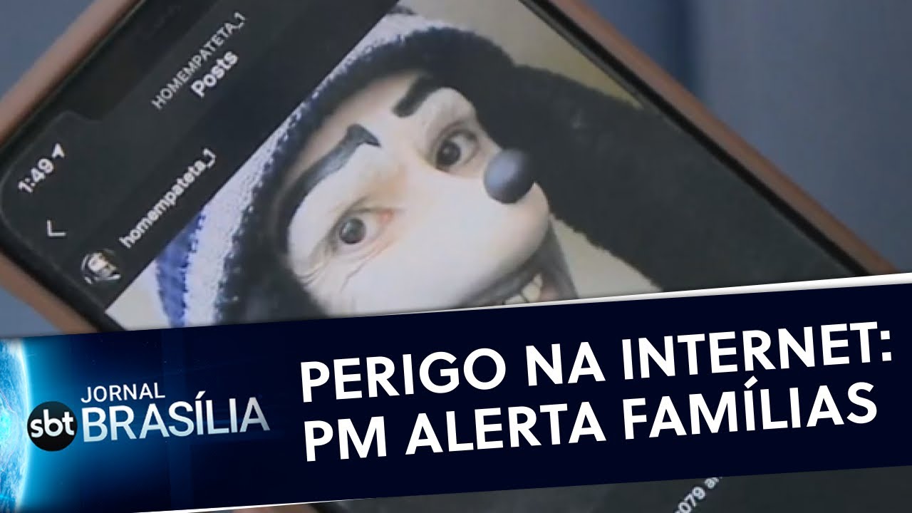 Homem Pateta volta a atacar nas redes sociais | Jornal SBT Brasília 26/11/2020