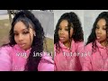 EASY &amp; FAST HALF UP HALF DOWN WIG INSTALL TUTORIAL | Hermosa Hair