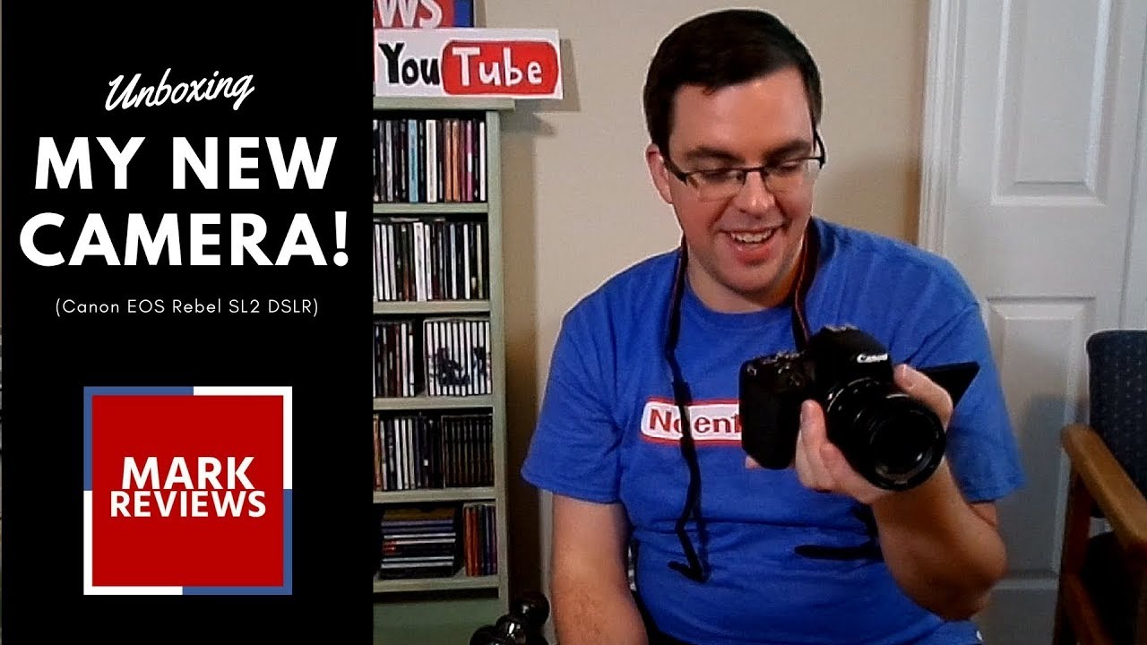 Canon EOS Rebel SL2 DSLR Camera - UNBOXING my new camera!