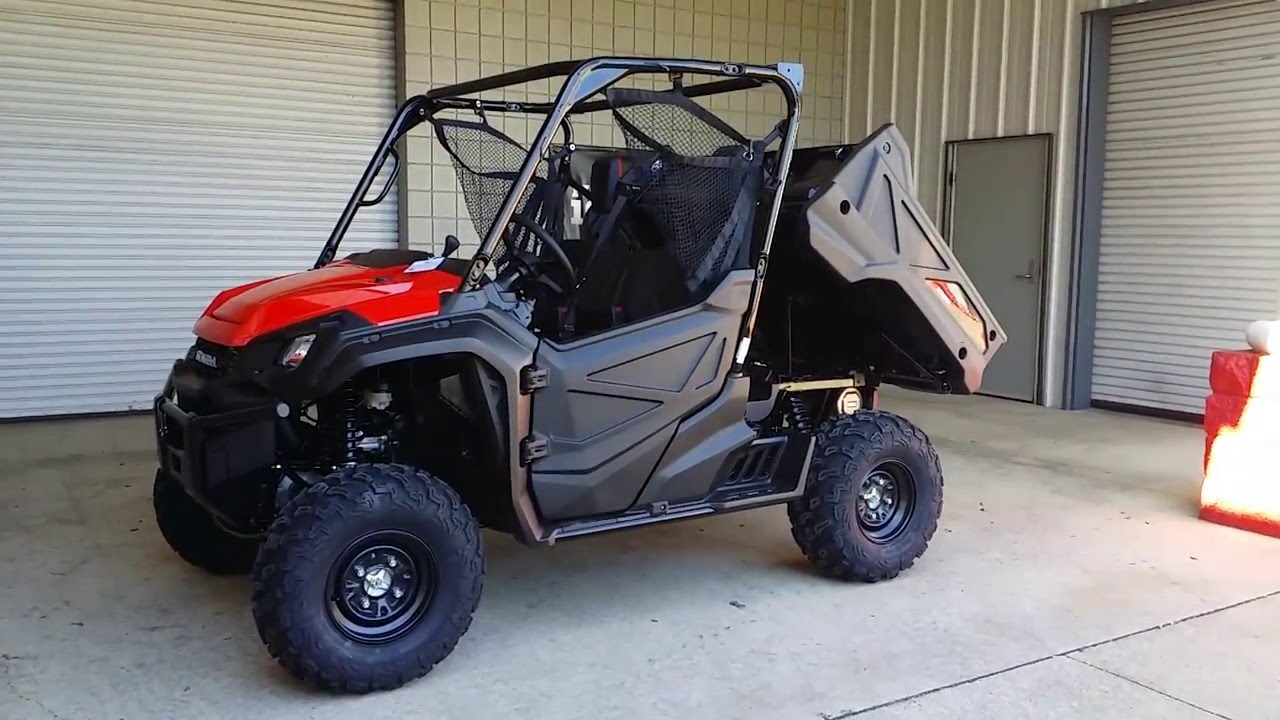 2016 Honda Pioneer 1000 Red WalkAround Video Side by Side ATV
