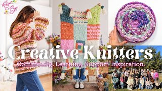 Learn, Grow, and Be Inspired ~ Creative Knitters @knitcollage