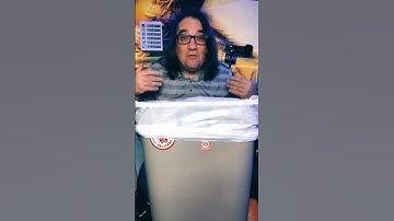 The proper way to put a garbage bag in the bin.