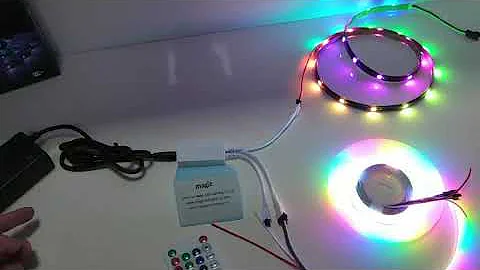 smart phone control SP611E music bluetooth Remote controller for addressable RGB LED Strip ws2811