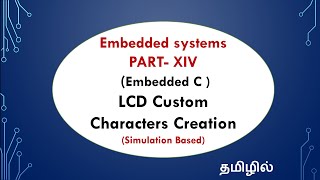 Embedded systems - PART-XIV - LCD custom characters generation - EFU