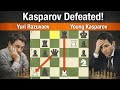 | Rare Game: Kasparov Defeated by Yuri Razuvaev | 1978 | #chess #challenge