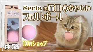 【猫おもちゃおすすめ】猫用ボールを100均で購入！コスパよすぎ！毎夜大興奮して追いかけて持ってくる