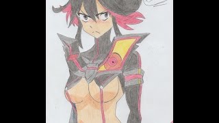 Kill la Kill Ryuko Matoi Drawing