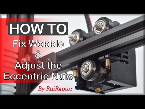 HOW TO - Fix Wobble & Adjust the Eccentric Nuts (3DPrinter)