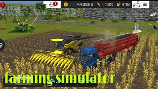 Farming Simulator 16 #1 | Thu Hoạch ngô Bằng Máy New holland screenshot 5