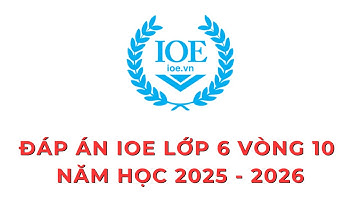 Đáp Án IOE Lớp 6 Vòng 10 Năm Học 2025  - 2026