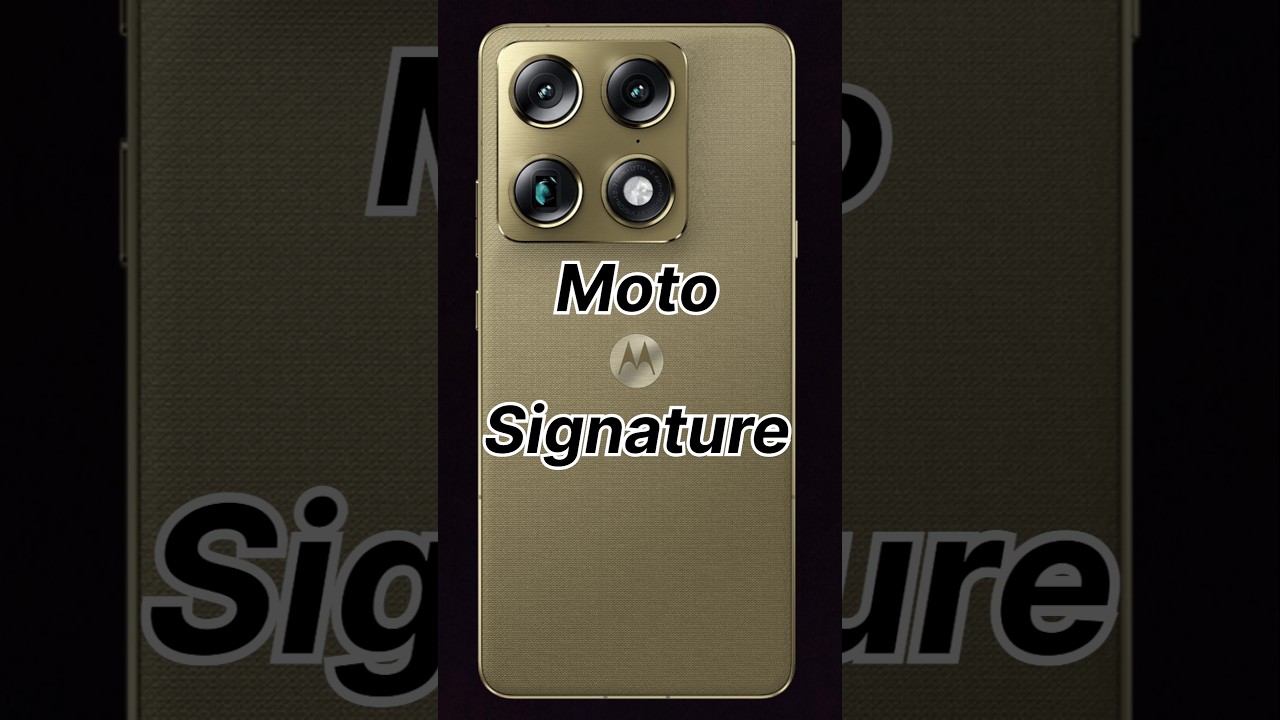Moto Signature Full Details #moto  #motosignature
