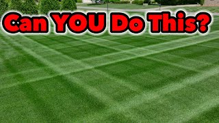 WIN $1000 Match This Lawn Striping Pattern
