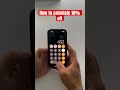 Ref:GsFDL89PA-o Calculate 10% off #calculator #tips #mathematics #fyp  viral #fyp
