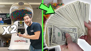 These 7 Foot Gumball Vending Machines Made SO MUCH Money!