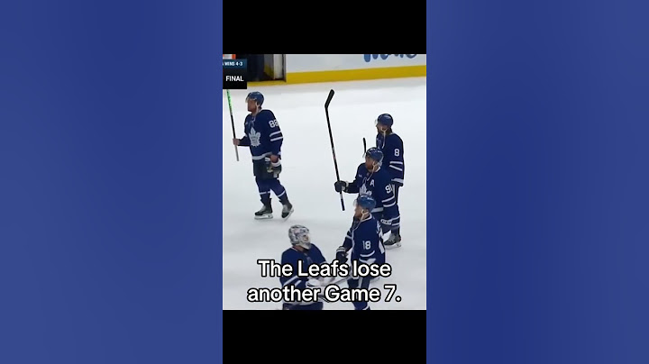 Toronto loses another Game 7