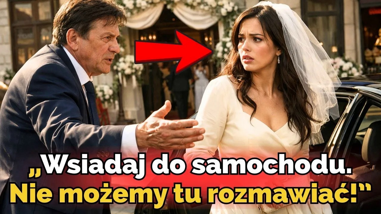 3 godziny przed ślubem ojciec narzeczonego powiedział: „Wsiadaj do auta. Nie możemy tu rozmawiać.”