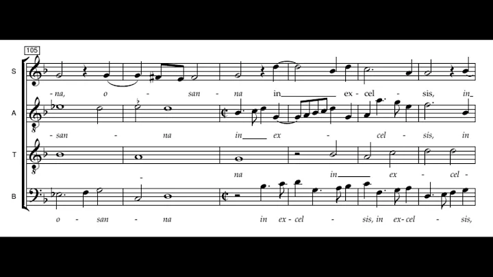 Josquin: Missa Ave maris stella - Sanctus - Parrott