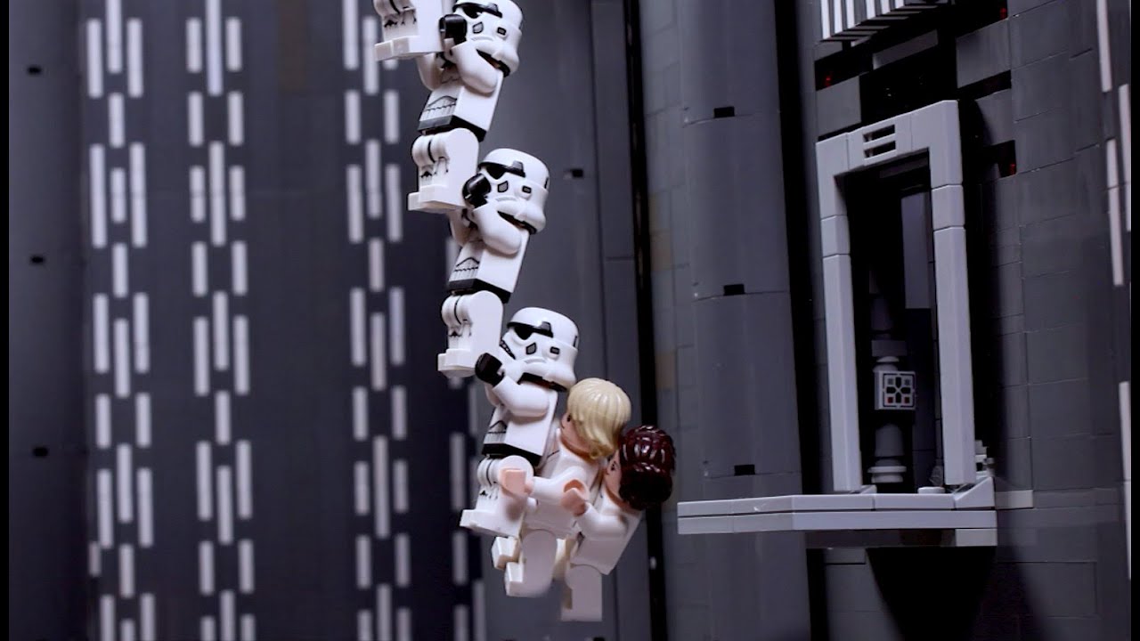 lego star wars huida de la estrella de la muerte